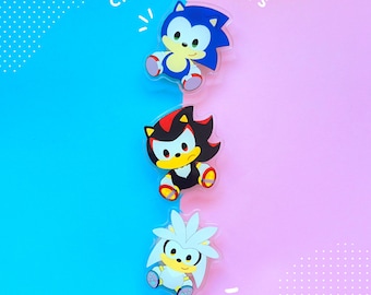Chibi Sonic Phone Grips
