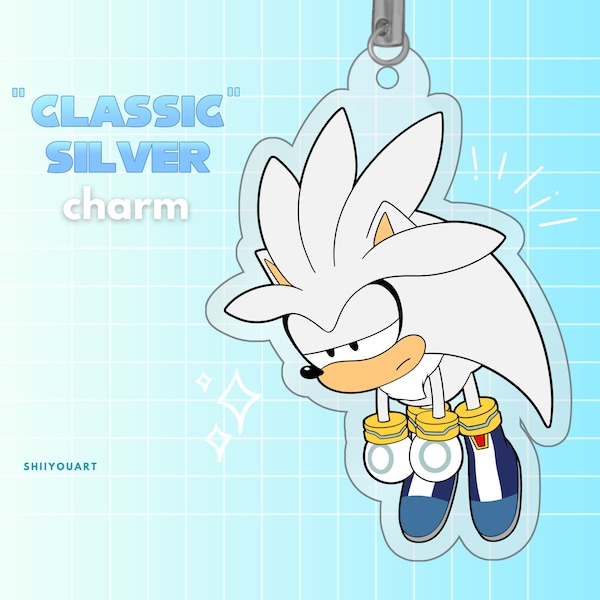 Classic Silver Charm | Double-sided | Keychain | Phone Charm