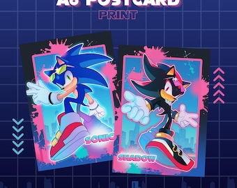 Cartolina A6 di Sonic Riders