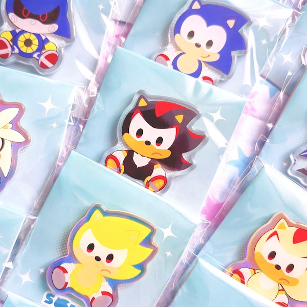 Crystal Chibi Pins | 2" / 5cm