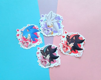 Hedgehog Hearts Stickers