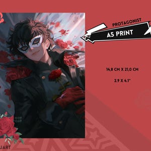 Persona5 Protagonist A5 Print