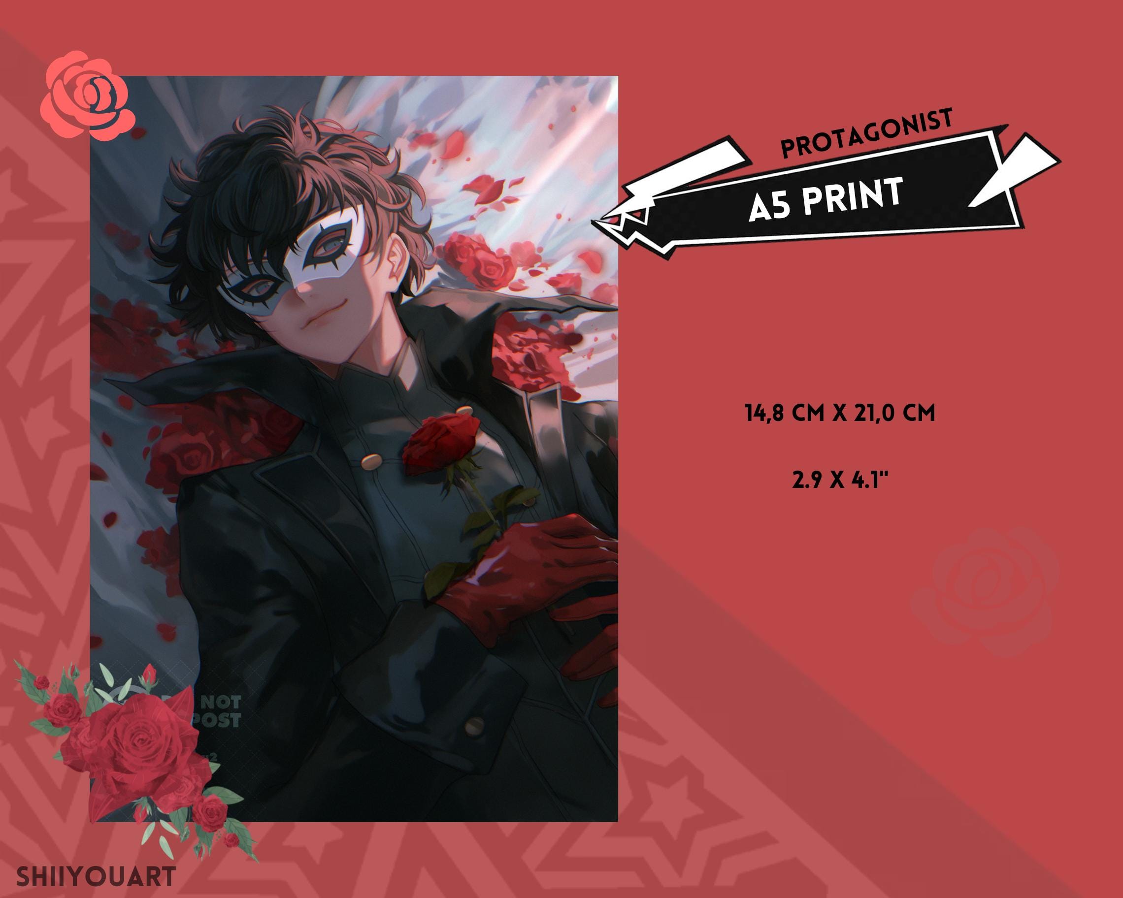 キーキャップ PBT ペルソナ5 主人公 雨宮蓮 ペルソナ5 主人公 A5