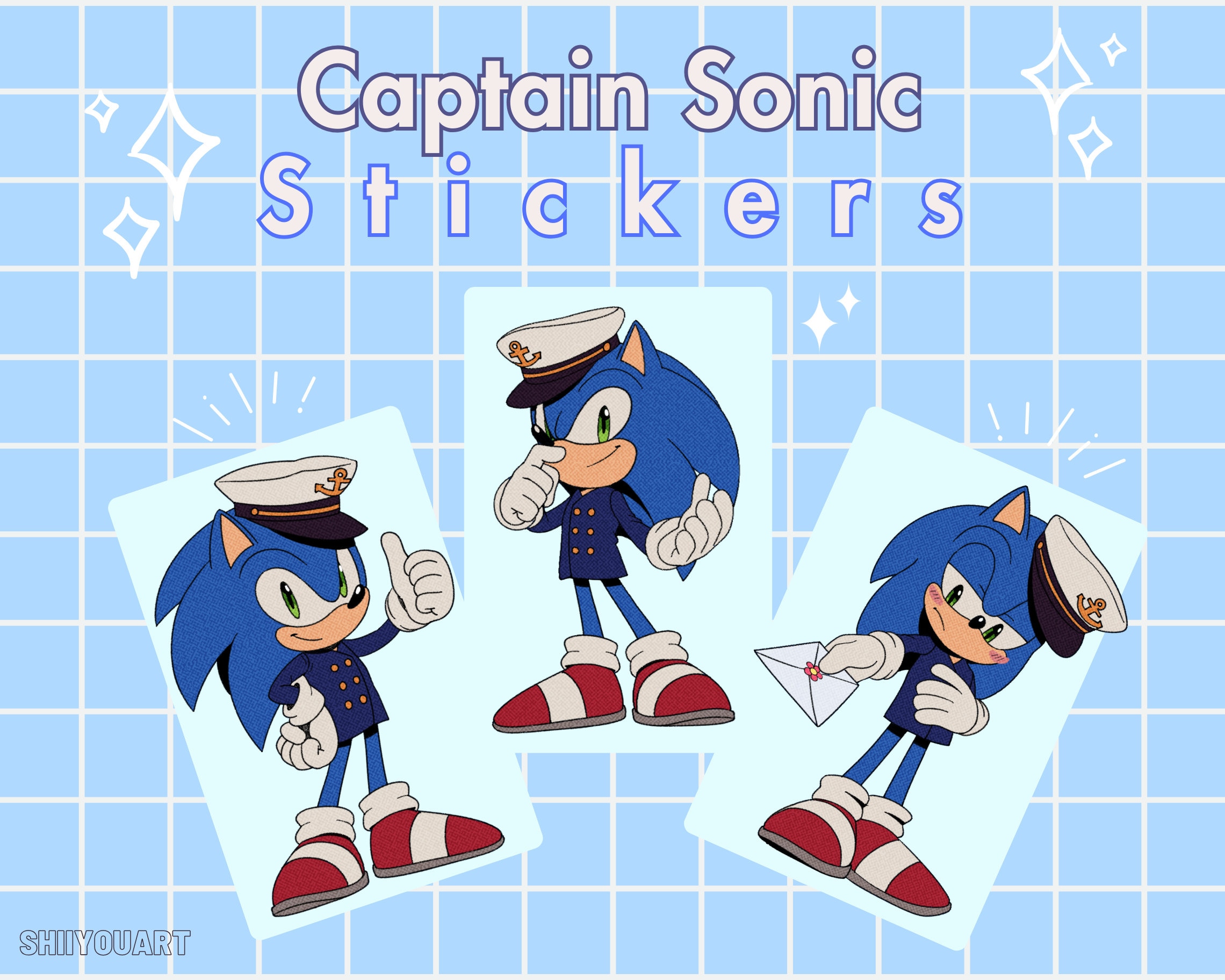 Captain Sonic-stickers