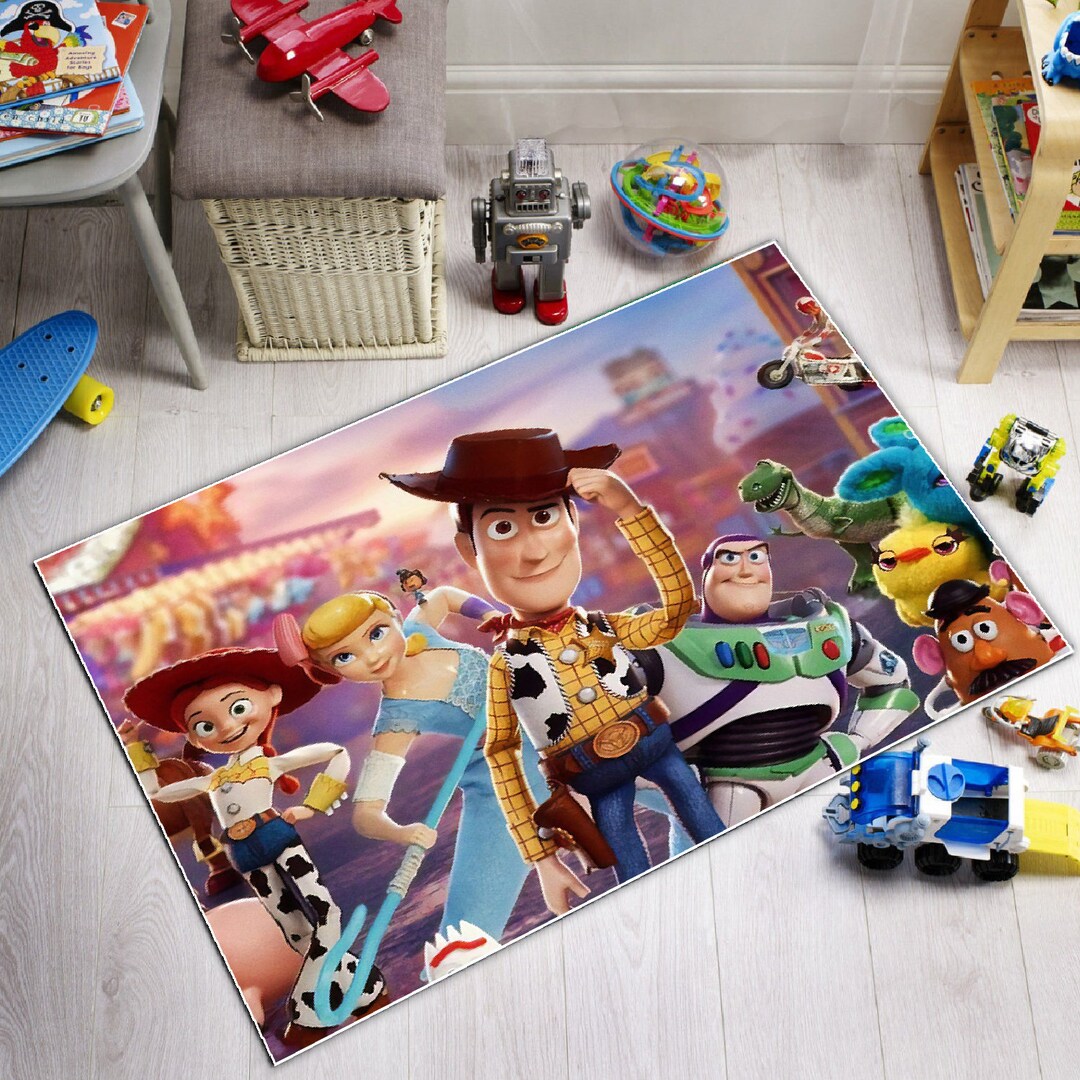 Toy Story Toy Story Rug Animation Movie Themed Rug Gifts Etsy