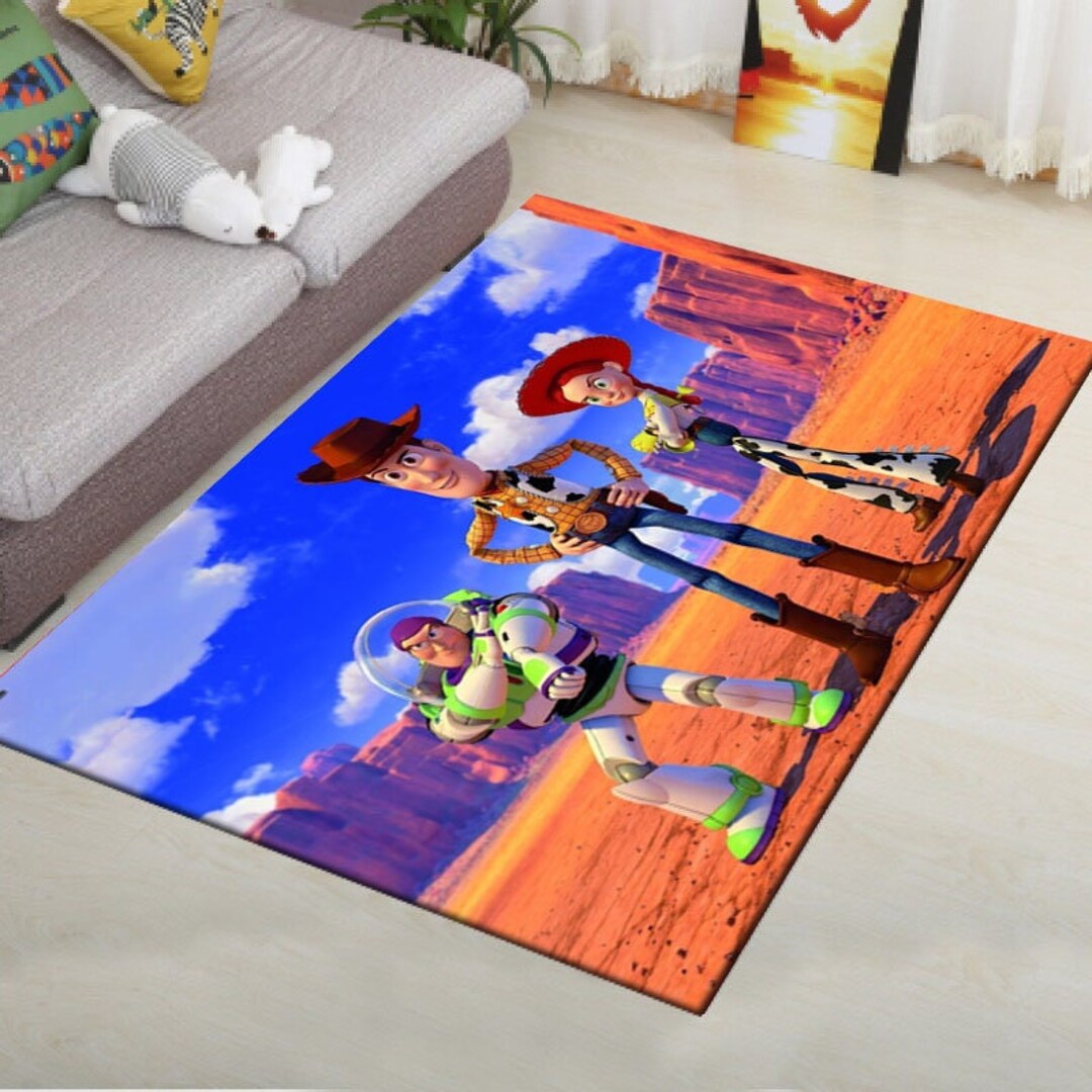 Toy Story Rugpersonalized Kids Rug Toy Story Rug Animation Etsy