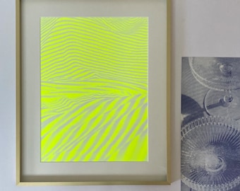 Graceful February | Neon screen print