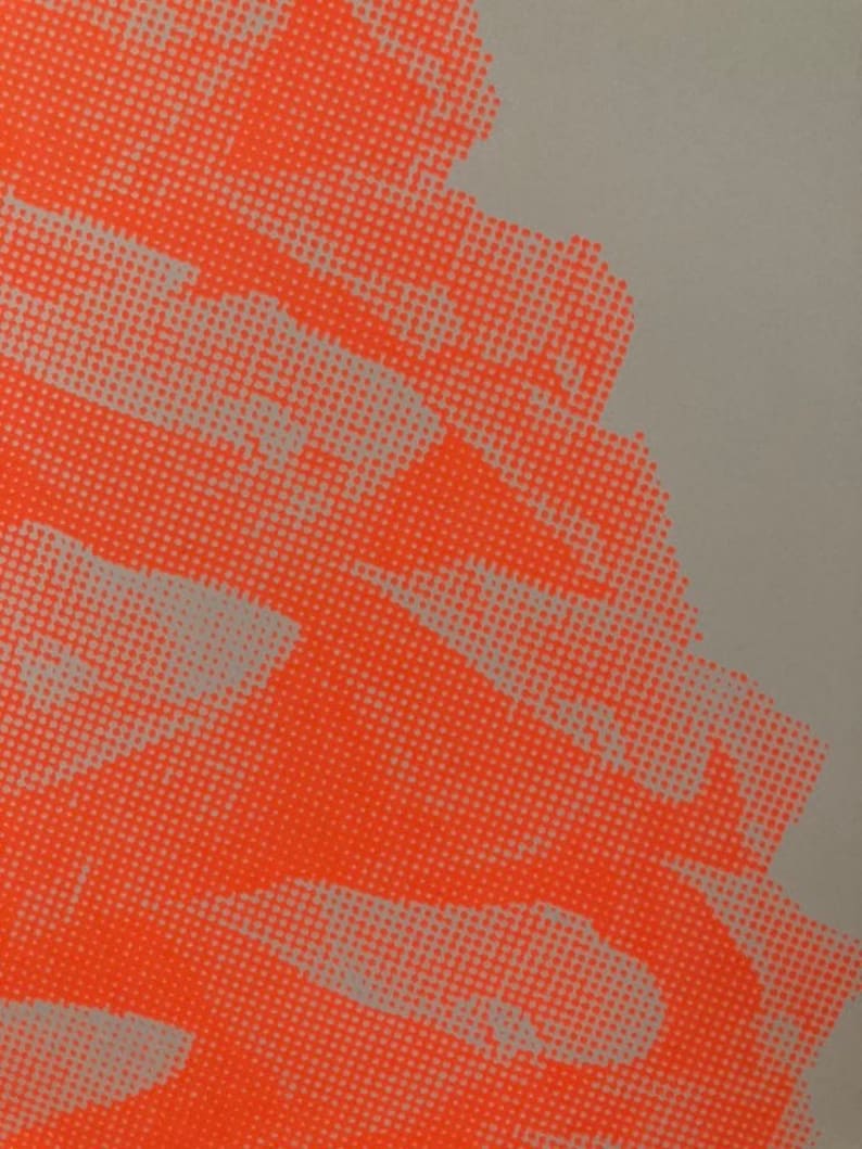Neon Pine Grande Screen printing image 3