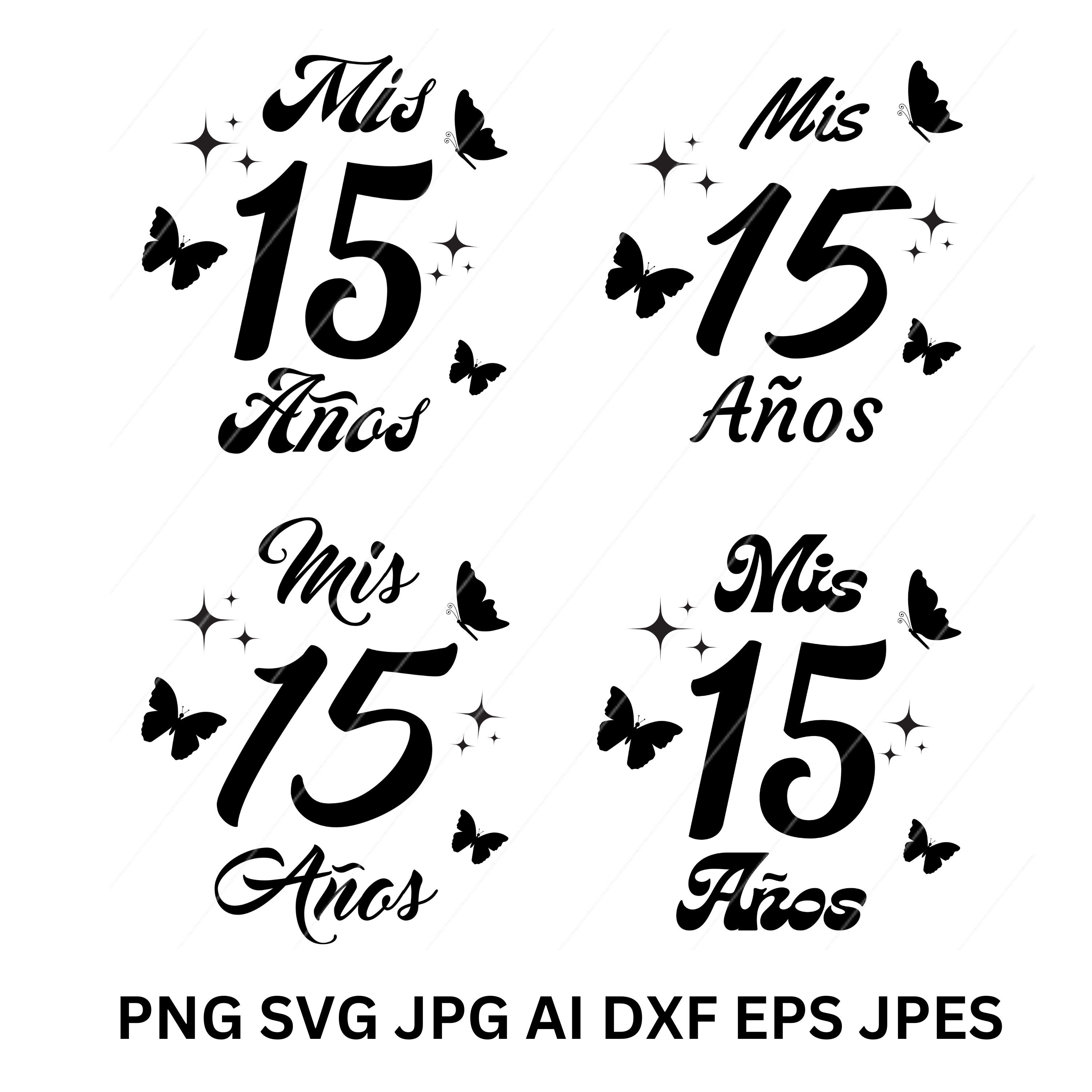 Mis Quince 15 Butterfly Etsy