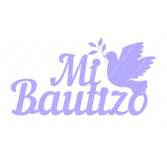 Mi Bautizo Logo Baptism Cake Toppers Spanish Mi Bautizo Cake Toppers