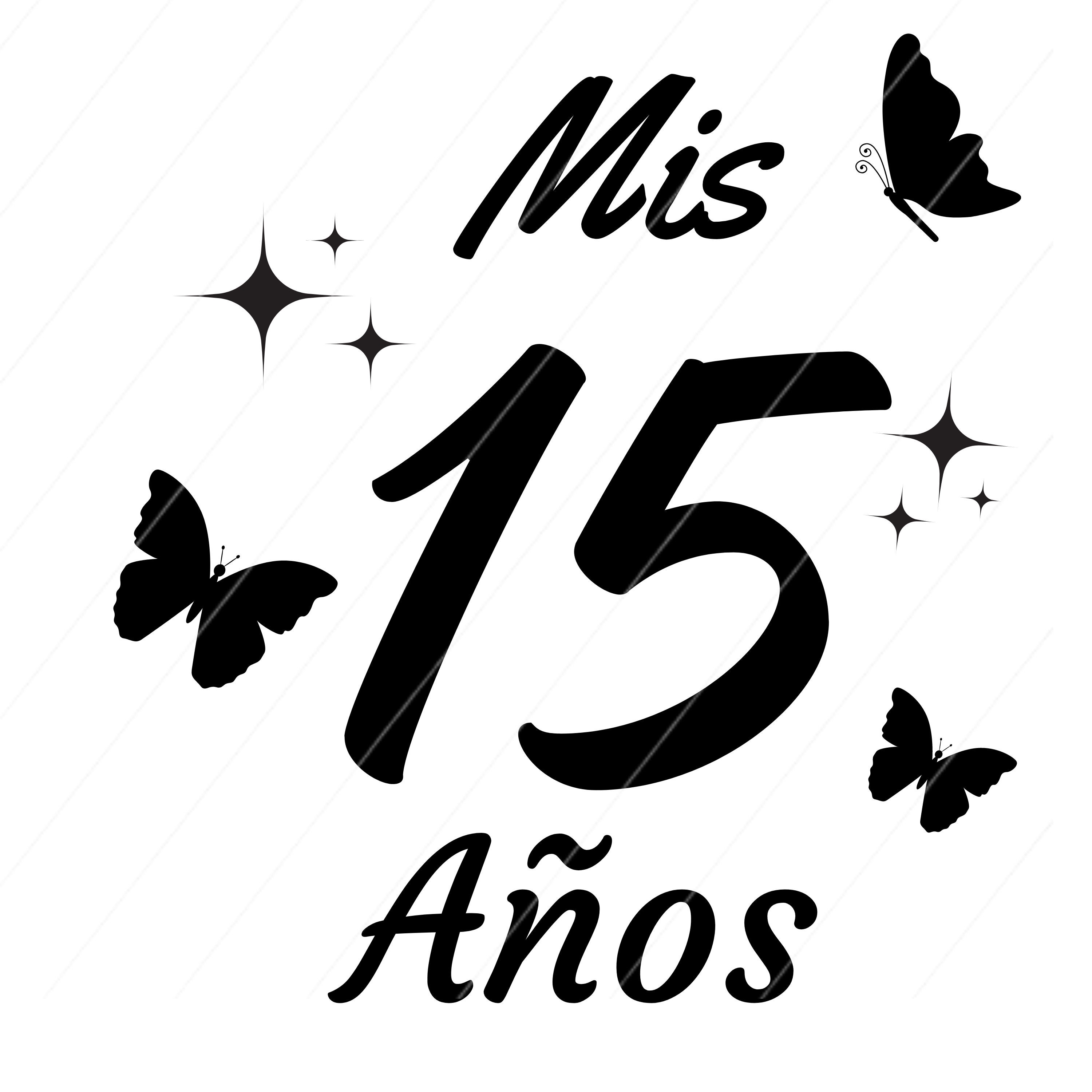 Mis Quince 15 Butterfly Etsy