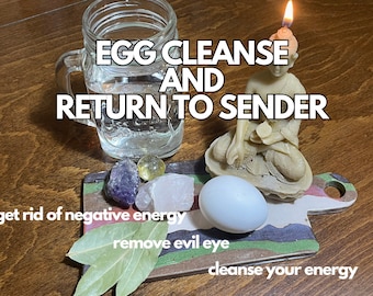 Limpieza con huevo y devolución al remitente: elimina la energía negativa y el mal de ojo