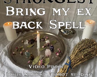 Bring Back My Ex Spell | Strongest Return Lover White Magic | No Bad Karma | Digital Download | Tarot Reading | Reconciliation Spell