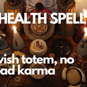 Health and Healing Spell and psychic reading/  increase health support healthy living injury surgery protective spell