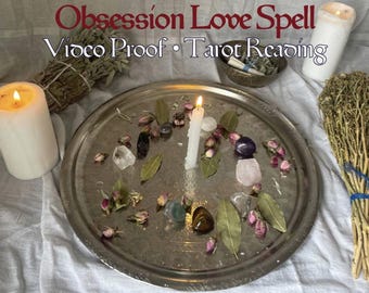 Obsession Love Spell & Psychic Reading | White Magic No Bad Karma | Make Them Think of You | Digital Download | Video Proof Included