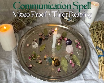 Communication Spell Casting | Enhance Connection & Clarity | White Magic Digital Proof Download | Tarot Reading | Relationship Healing Spell