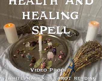 Health & Healing Spell Casting | White Magic Wellness Spell | Wish Totem No Bad Karma | Digital Download | Tarot Reading Included