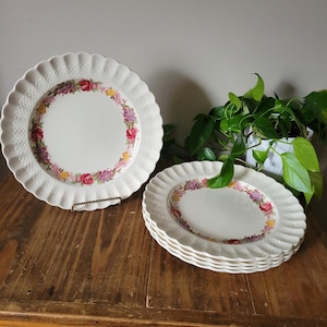 Copeland Spode England Rose Briar Dinner Plate | Replacement 10&quot; Rose Briar Pattern Dinner Plate | Copeland Spode Replacement China Plate