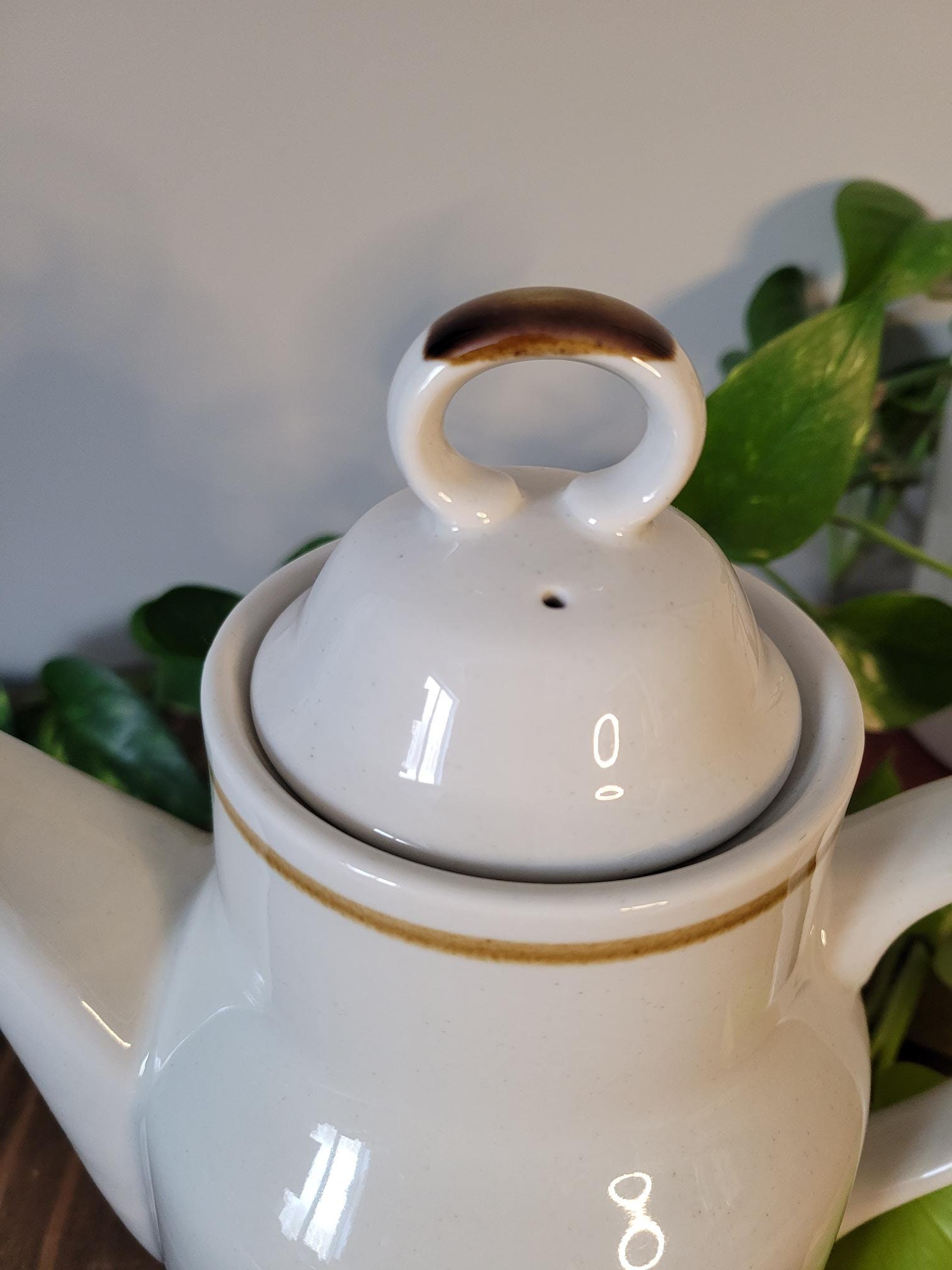 Rare Genuine Stoneware Japan Coffee/tea Pot Vintage 1970 Stoneware