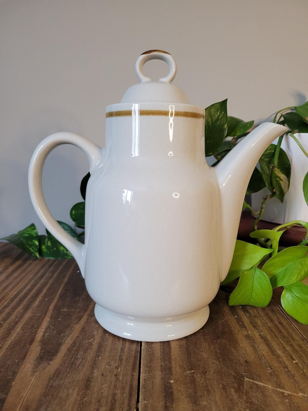 Rare Genuine Stoneware Japan Coffee/tea Pot Vintage 1970 Stoneware