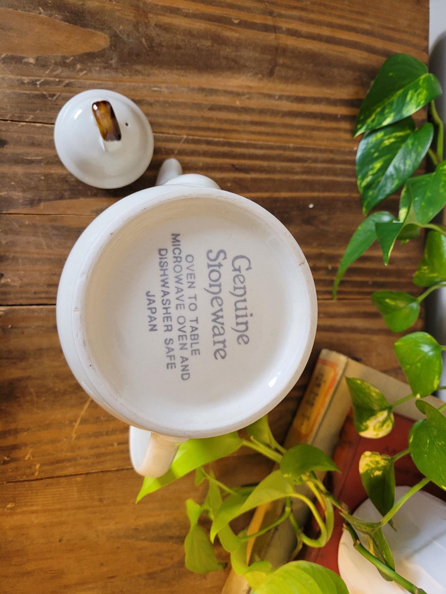 Rare Genuine Stoneware Japan Coffee/tea Pot Vintage 1970 Stoneware