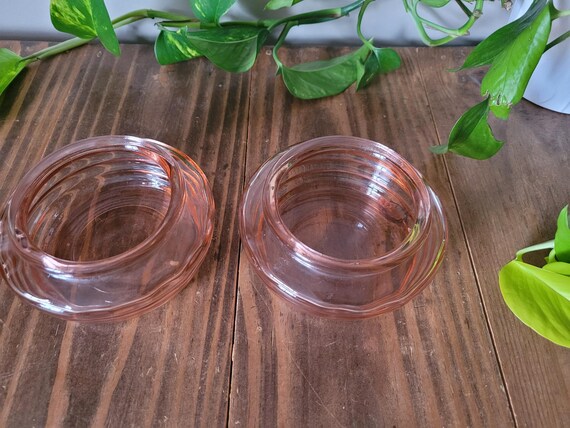 Pink Depression Glass Ring Trinket Dish | Pink Gl… - image 3