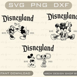 Disneyland Text SVG, Customize Family Trip 2023 SVG, Mouse SVG, Customize Gift Svg, Vinyl Cut File,Dxf, Png, Printable Design File, Bundle