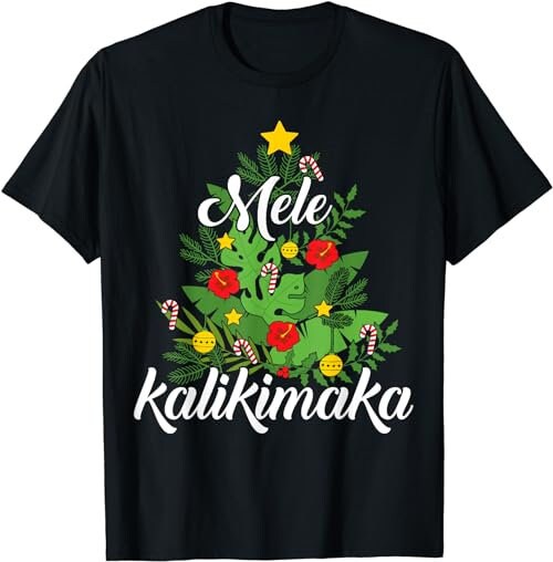 Mele kalikimaka xmas tree for hawaiian hawaii christmas  T-Shirt, Sweatshirt, Hoodie - 100203