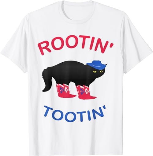 Cowboy Cat Vintage Funny Retro Rootin Tootin  T-Shirt, Sweatshirt, Hoodie - 33379