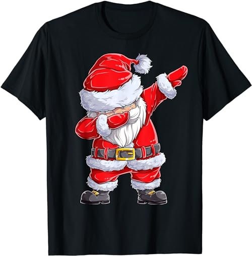 Christmas Boys Dabbing Santa Claus Girls Funny Xmas Dab Cute  T-Shirt, Sweatshirt, Hoodie - 100123