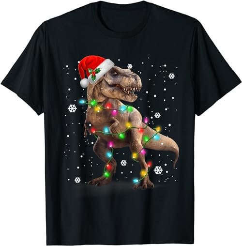 Dinosaur T-rex Tree Christmas Sweater Xmas Pet Dino Trex  T-Shirt, Sweatshirt, Hoodie - 100149