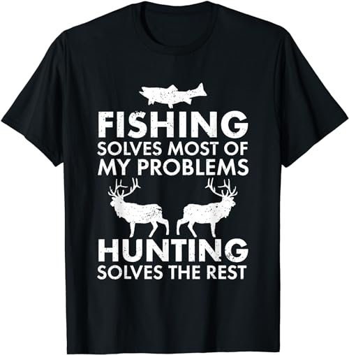Funny Fishing And Hunting Gift Christmas Humor Hunter Cool  (1) T-Shirt, Sweatshirt, Hoodie - 100060