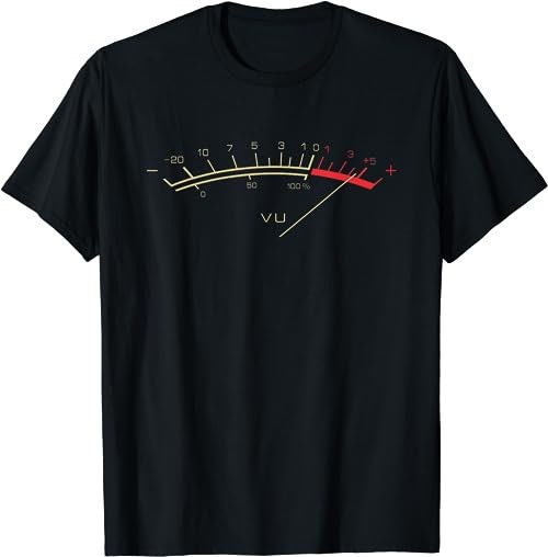 Retro VU Meter Hi-Fi Vintage Stereo Music Lover Gift  T-Shirt, Sweatshirt, Hoodie - 26810