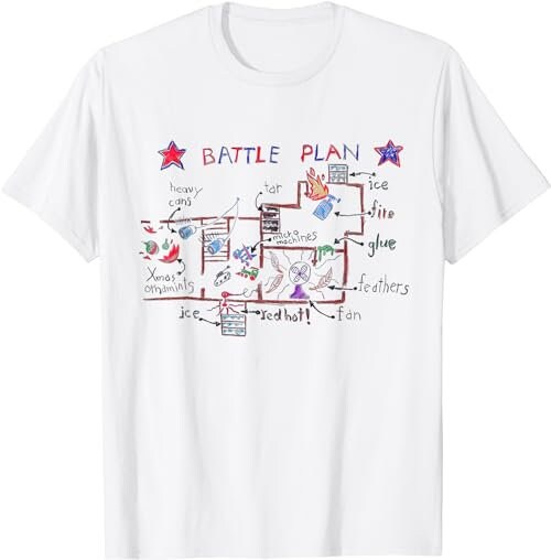 Funny Battle Plan Christmas Home Kids Hand Dawn Alone Xmas  T-Shirt, Sweatshirt, Hoodie - 100069