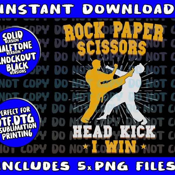 Rock Paper Scissors Etsy