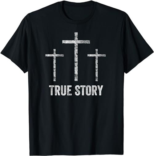 Christian Christmas Resurrection Day Jesus Three Crosses  T-Shirt, Sweatshirt, Hoodie - 100077