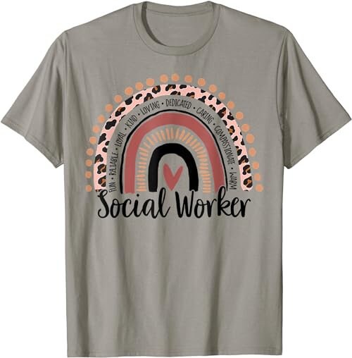 Social Worker Leopard Rainbow Social Work Christmas Pajama  T-Shirt, Sweatshirt, Hoodie - 100072