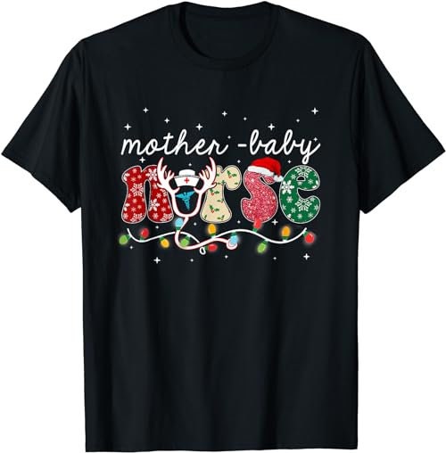 Christmas Mother Baby Nurses Wrap The Best Gifts  T-Shirt, Sweatshirt, Hoodie - 100171
