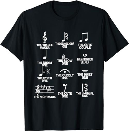 Musical Notes Symbol Definition Humor Funny Christmas Gift Short Sleeve  (1) T-Shirt, Sweatshirt, Hoodie - 100061