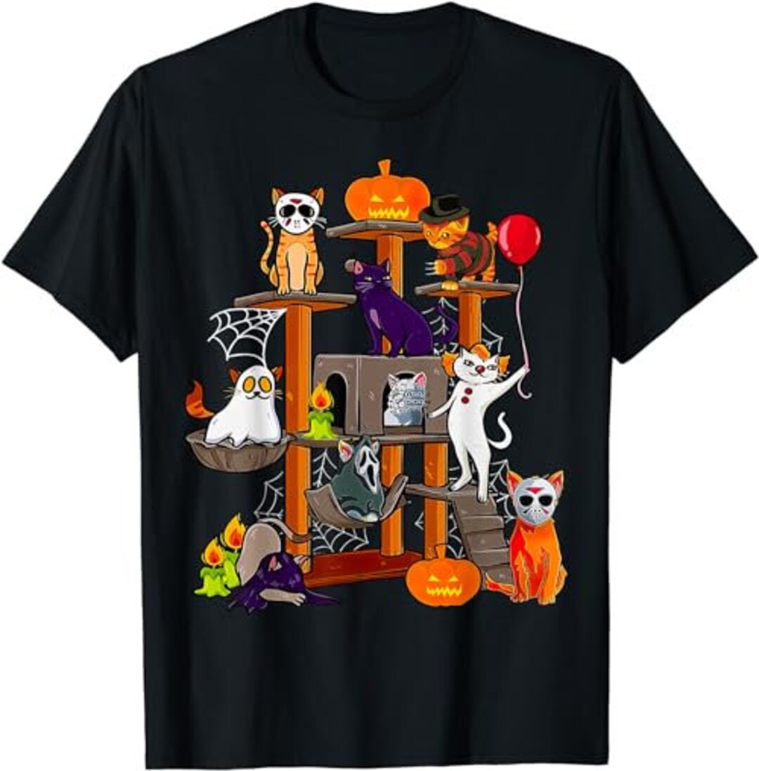 Cat Horror Movies Serial Killer Cat Tree Tower Climbing 2023 Etsy