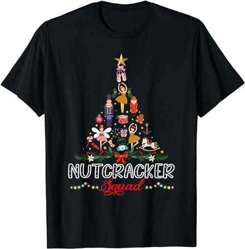 Christmas Nutcracker Squad Ballet Dance Women Kids Girls  T-Shirt, Sweatshirt, Hoodie - 100101
