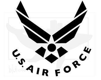 US Air Force Logo svg png jpg Digital Download