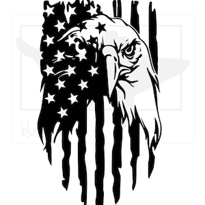 American Eagle Flag Digital File Download | SVG | PNG| JPG | DXF_