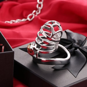 Customizable Spiked Chastity Cage For Punishment