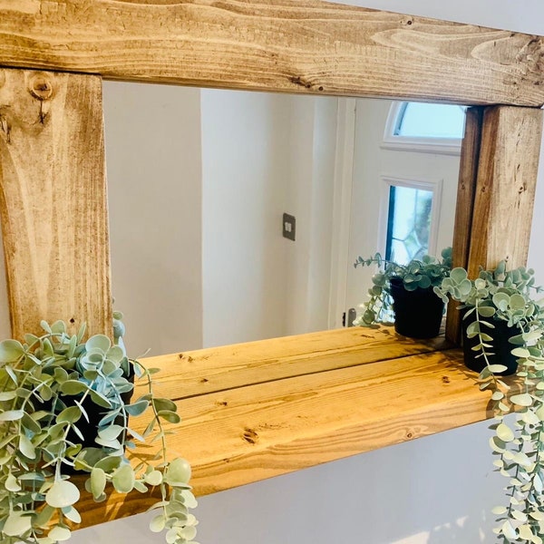 Rustic Mirror Etsy UK