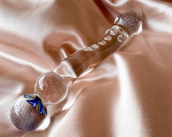 Double Ended Glass Wand, Pleasure Wand Dildo,Self-Pleasure,Adult Gift for Her