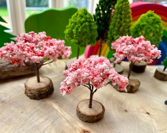Small World Blossom Trees- Set of 3