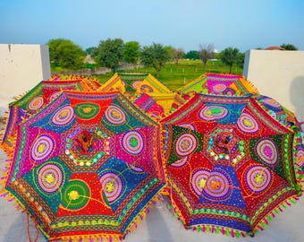 Wholesale Lot Of Indian Wedding Decorative : Traditional Birthday Christmas Home Decor Boho Umbrella
