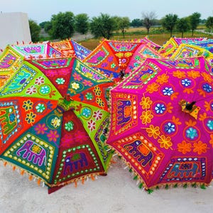 Indian Wedding Umbrellas Decorations Umbrellas Traditional USA Event Party Decor Umbrellas Christmas Garden Decor Sun Parasols umbrellas