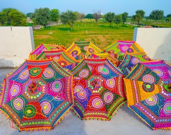 Indian wedding umbrella Elephant umbrella Cotton & Silk Sun Parasols Handmade umbrella wedding anniversary party Decoration umbrellas